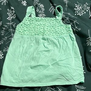 Carter's 4T mint green tank top. Excellent condition.